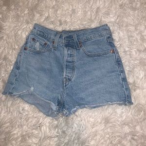 Levi denim shorts